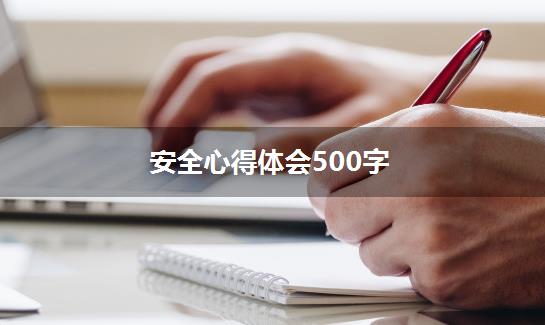 安全心得体会500字