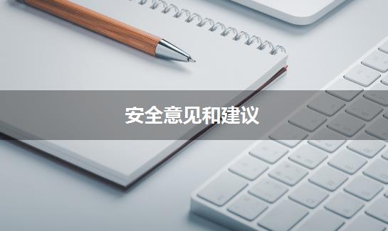 安全意见和建议