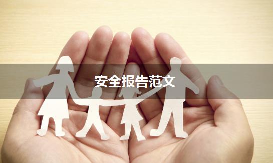 安全报告范文