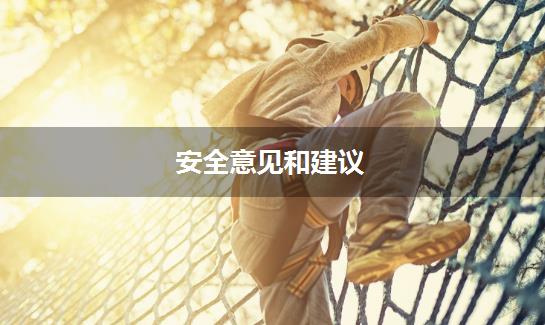 安全意见和建议