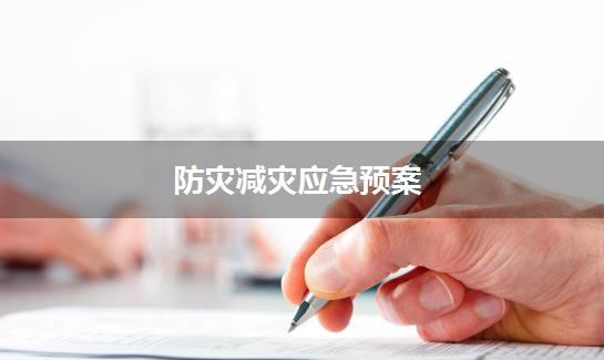 防灾减灾应急预案