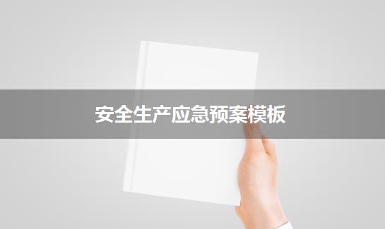 安全生产应急预案模板