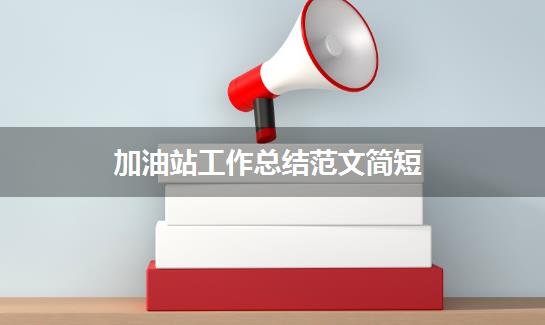 加油站工作总结范文简短