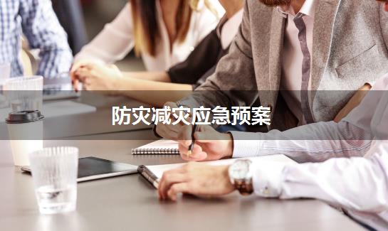 防灾减灾应急预案