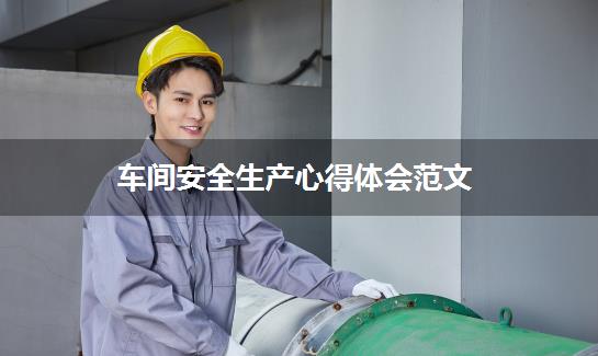 车间安全生产心得体会范文