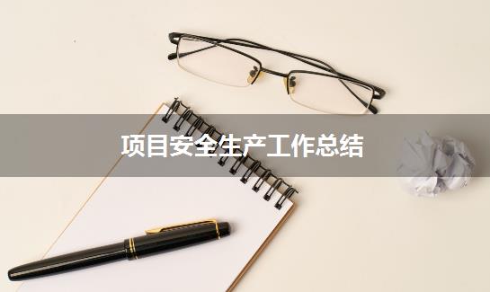 项目安全生产工作总结