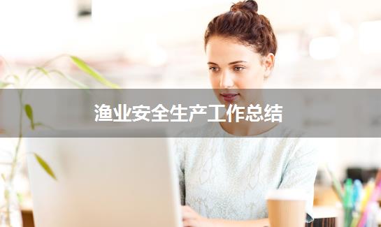 渔业安全生产工作总结