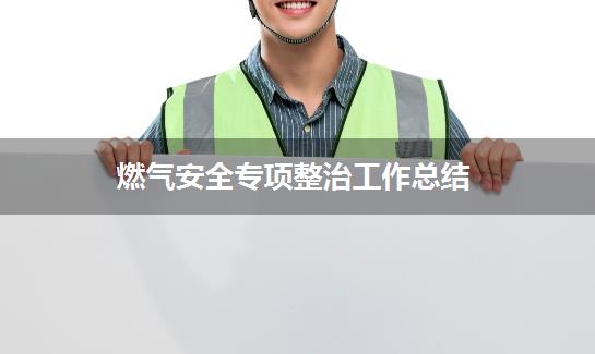 燃气安全专项整治工作总结