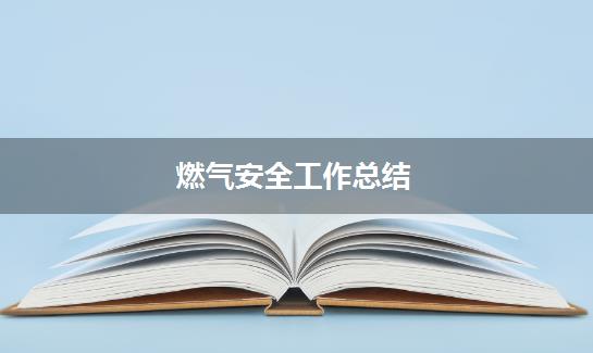 燃气安全工作总结