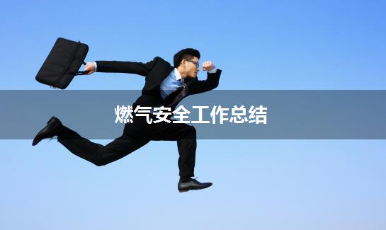 燃气安全工作总结