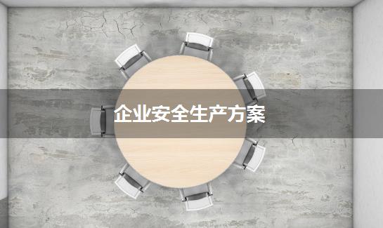 企业安全生产方案