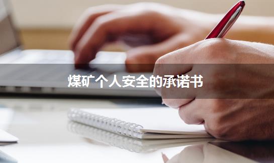 煤矿个人安全的承诺书