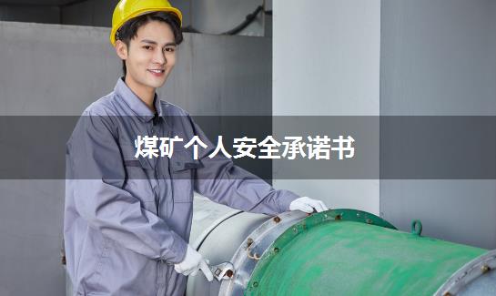 煤矿个人安全承诺书