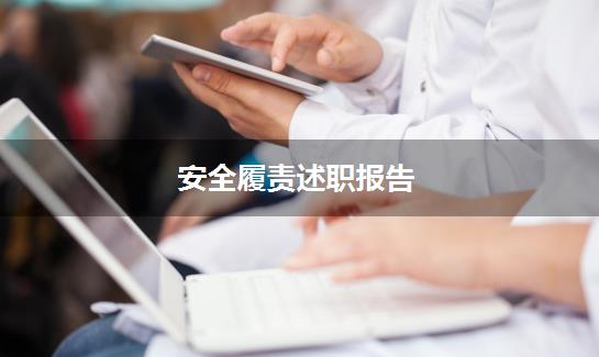 安全履责述职报告