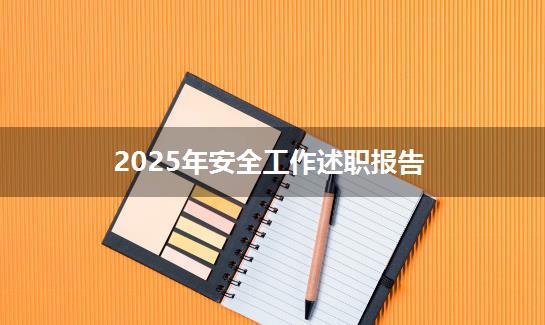2025年安全工作述职报告
