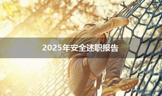 2025年安全述职报告