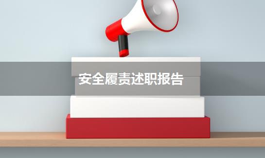 安全履责述职报告