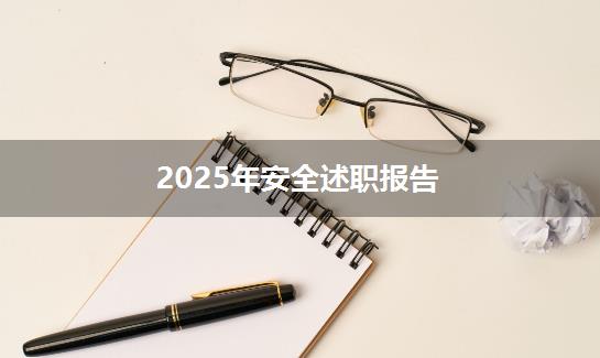 2025年安全述职报告